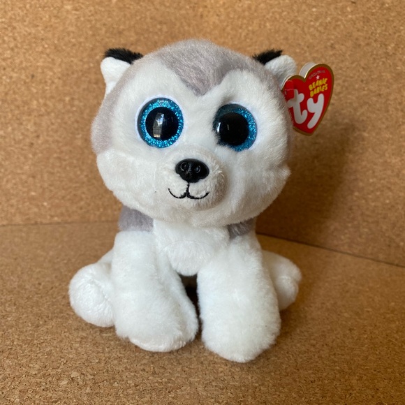 ⭐️3/20 🧸 - TY Classic Buff the Siberian Husky Plush 6”Beanie Babies toy - Picture 1 of 7
